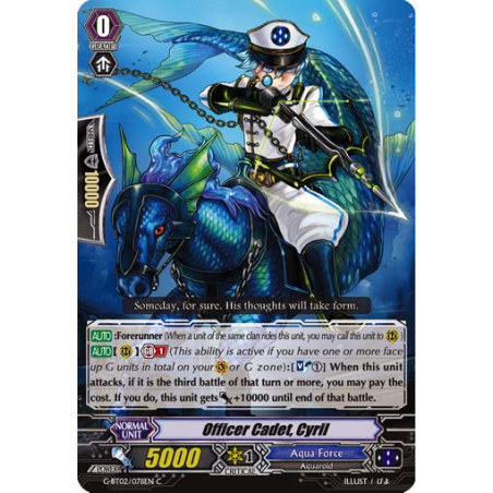 Vanguard_TCG_card_G-BT02_078EN_C_Officer_Cadet_Cyril_Soaring_Ascent_of_Gale_Blossom