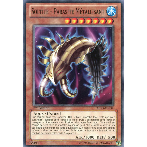 Yu-Gi-Oh TCG ABYR-FR034 C Soltite - Parasite Métallisant L'Ascension des Abysses