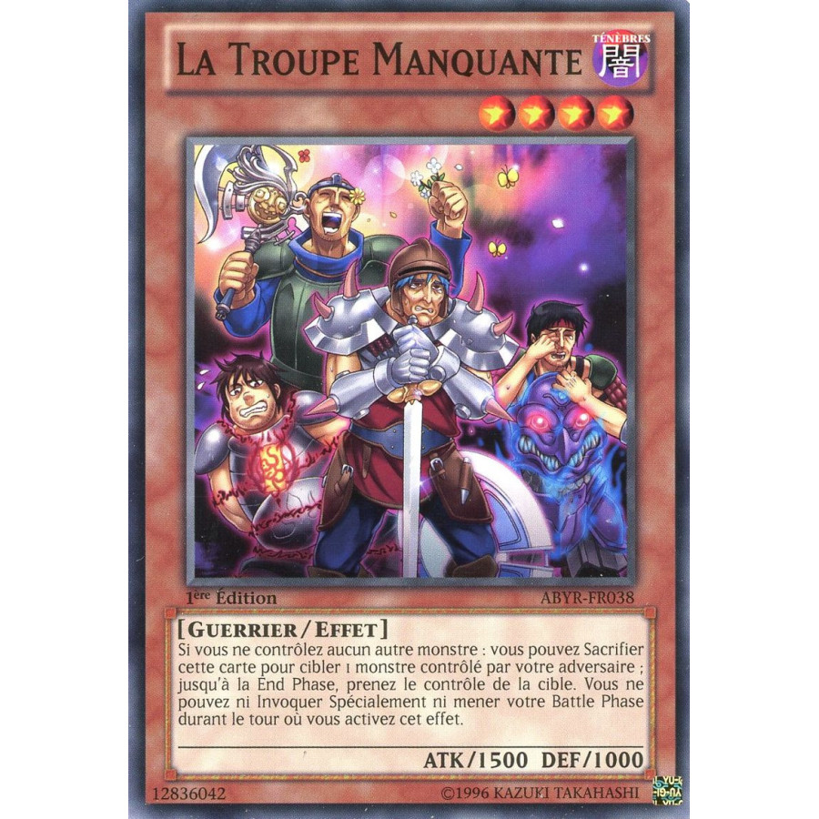 Yu-Gi-Oh TCG ABYR-FR038 C La Troupe Manquante L'Ascension des Abysses