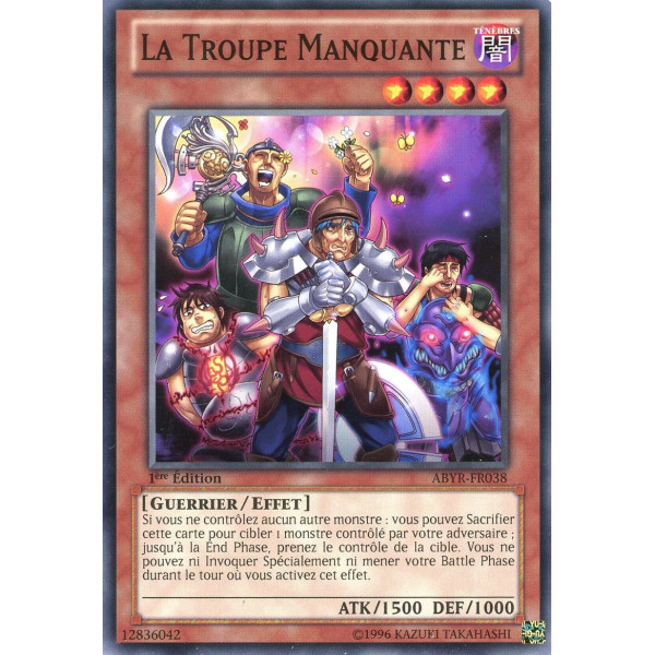 Yu-Gi-Oh TCG ABYR-FR038 C La Troupe Manquante L'Ascension des Abysses