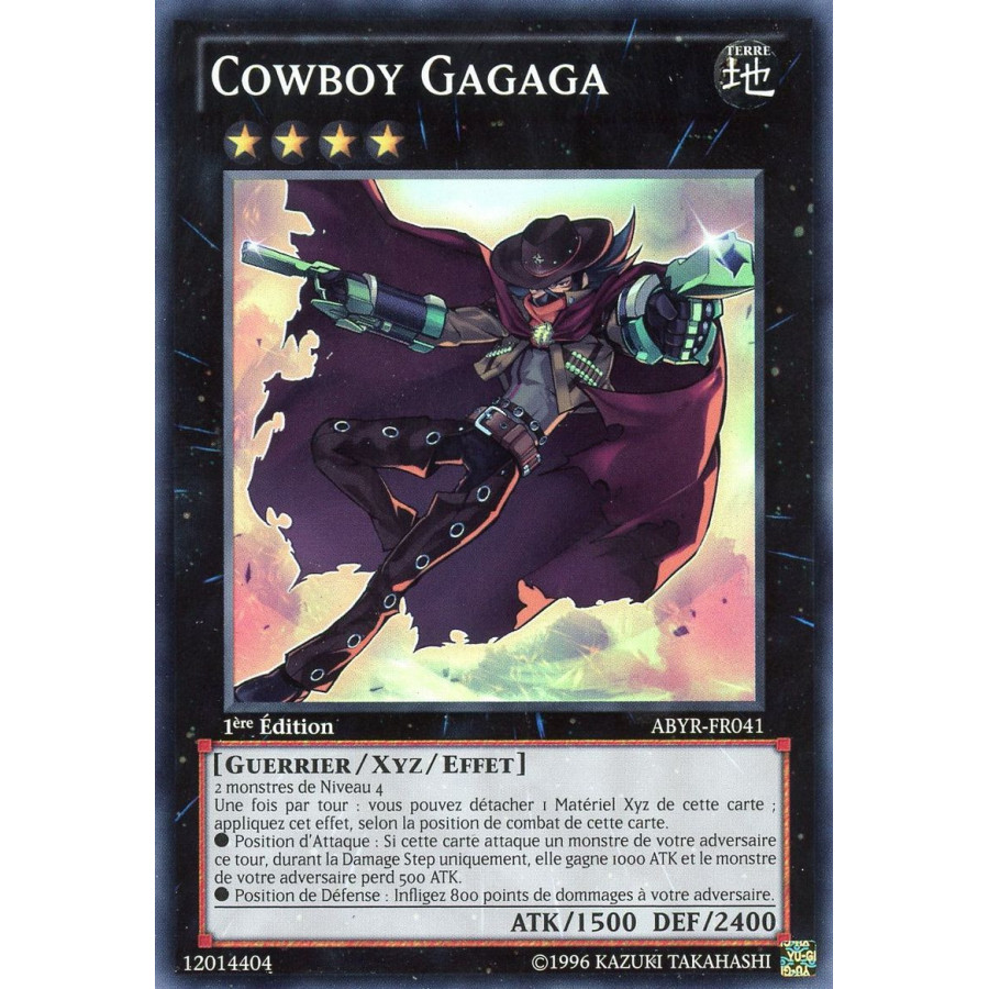 Yu-Gi-Oh TCG ABYR-FR041 SR Cowboy Gagaga L'Ascension des Abysses