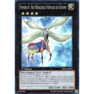 Yu-Gi-Oh TCG ABYR-FR045 SR Numéro 8 : Roi Héraldique Héritage de Génome L'Ascension des Abysses