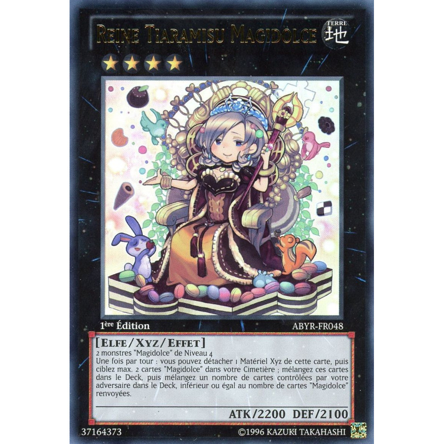 Yu-Gi-Oh TCG ABYR-FR048 UR Reine Tiaramisu Magidolce L'Ascension des Abysses