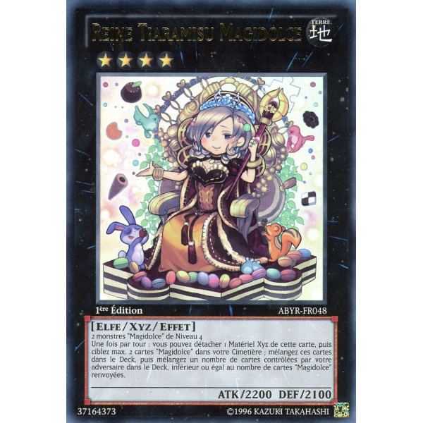 Yu-Gi-Oh TCG ABYR-FR048 UR Reine Tiaramisu Magidolce L'Ascension des Abysses