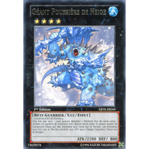 Yu-Gi-Oh TCG ABYR-FR049 R Géant Poussière de Neige L'Ascension des Abysses
