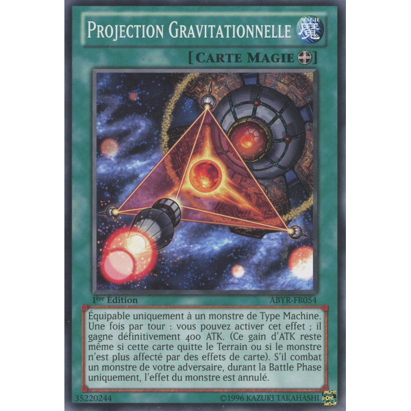 Yu-Gi-Oh TCG ABYR-FR054 C Projection Gravitationnelle L'Ascension des Abysses