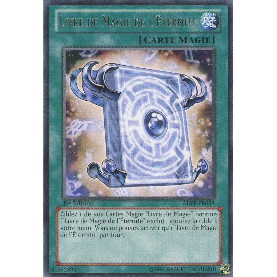 Yu-Gi-Oh TCG ABYR-FR058 R Livre de Magie de l'Éternité L'Ascension des Abysses