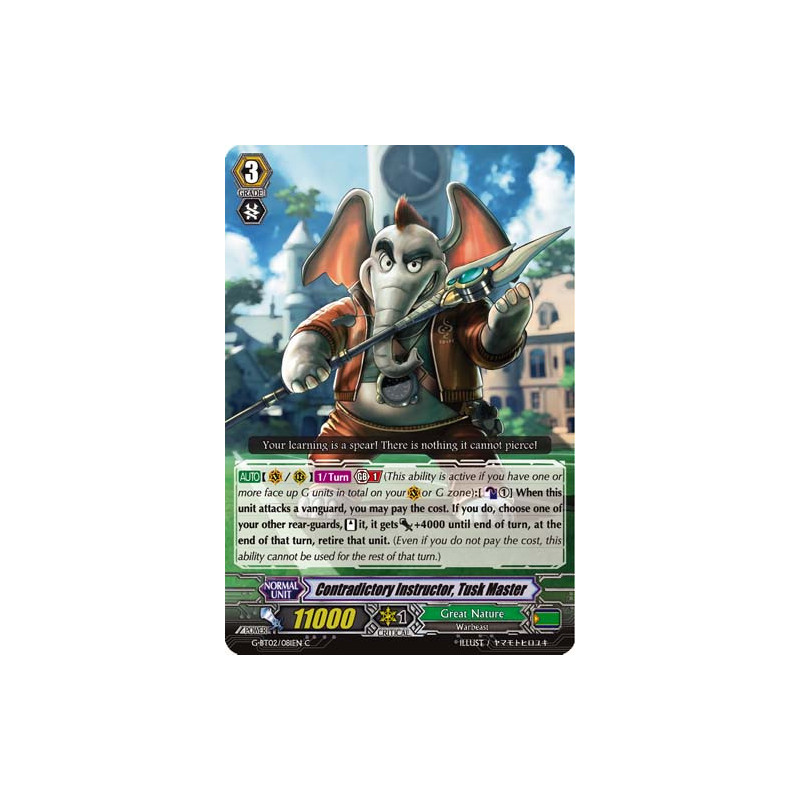 Vanguard_TCG_card_G-BT02_081EN_C_Contradictory_Instructor_Tusk_Master_Soaring_Ascent_of_Gale_Blossom
