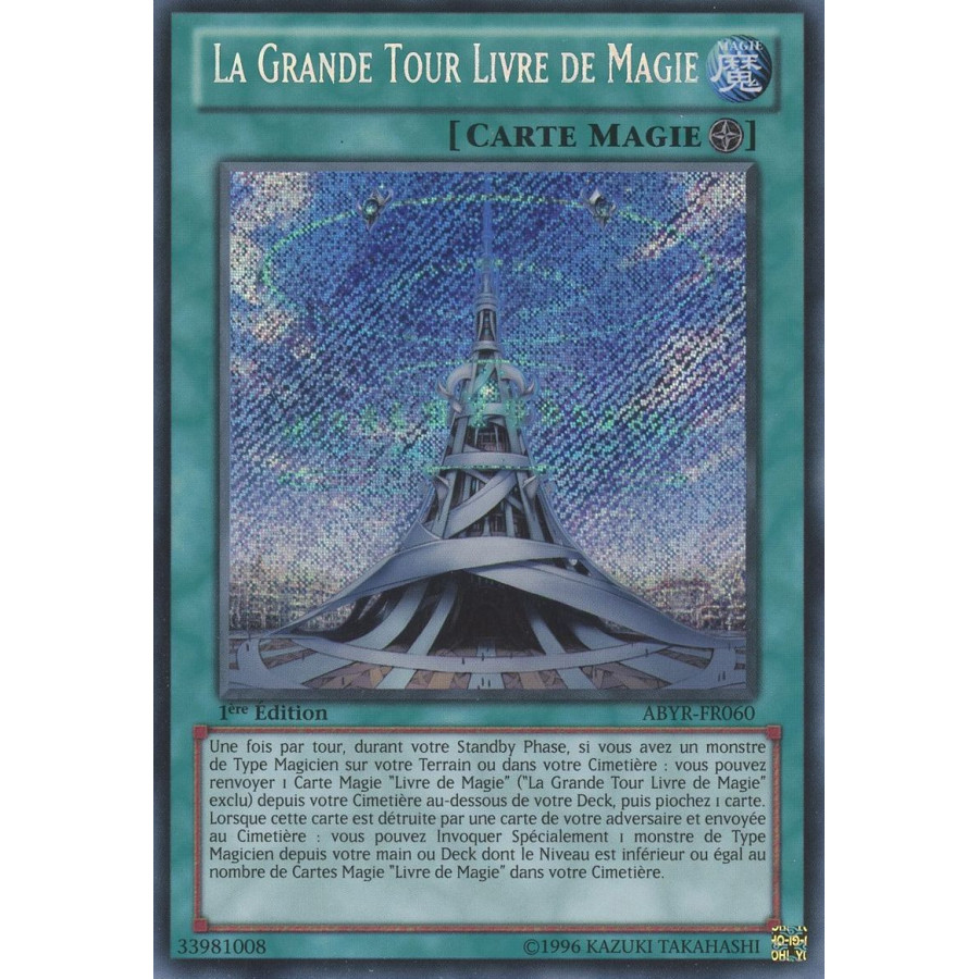 Yu-Gi-Oh TCG ABYR-FR060 SE La Grande Tour Livre de Magie L'Ascension des Abysses