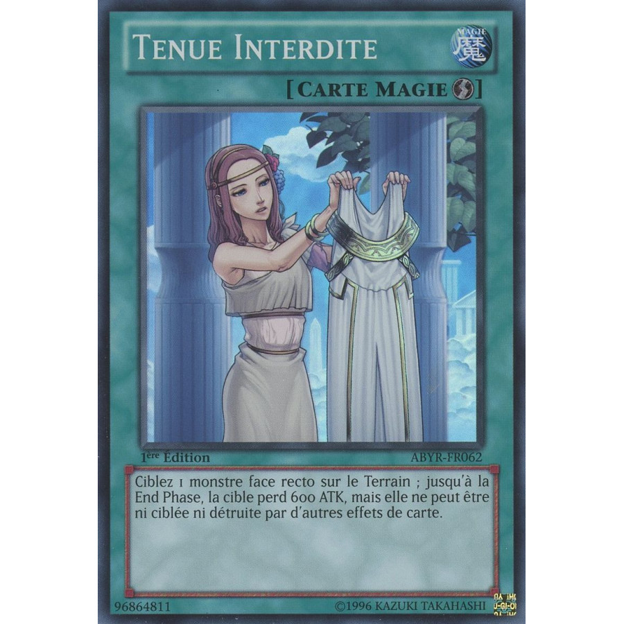 Yu-Gi-Oh TCG ABYR-FR062 SR Tenue Interdite L'Ascension des Abysses