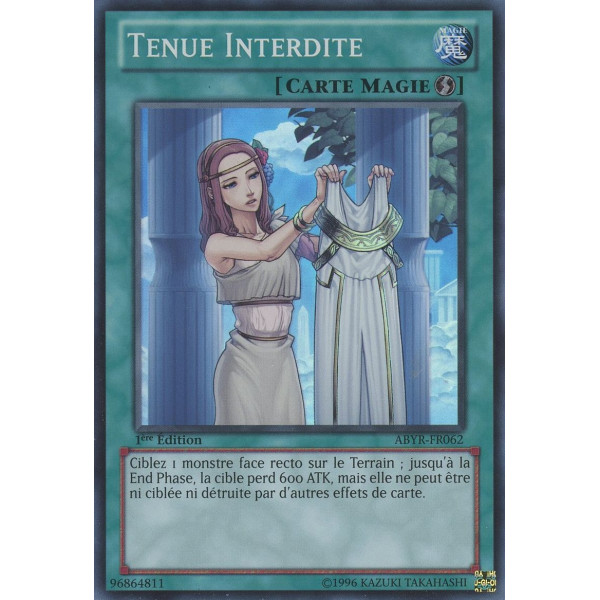 Yu-Gi-Oh TCG ABYR-FR062 SR Tenue Interdite L'Ascension des Abysses