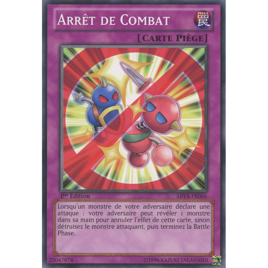Yu-Gi-Oh TCG ABYR-FR066 C Arrêt de Combat L'Ascension des Abysses