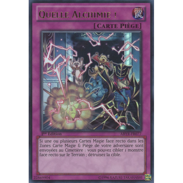Yu-Gi-Oh TCG ABYR-FR077 UR Quelle Alchimie ! L'Ascension des Abysses