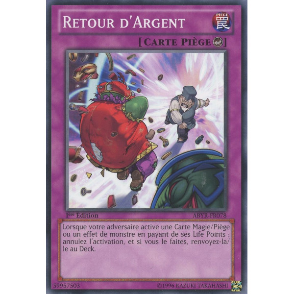 Yu-Gi-Oh TCG ABYR-FR078 C Retour d'Argent L'Ascension des Abysses