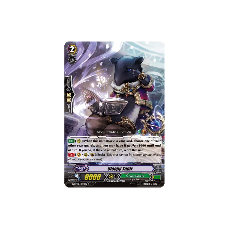Vanguard_TCG_card_G-BT02_083EN_C_Sleepy_Tapir_Soaring_Ascent_of_Gale_Blossom