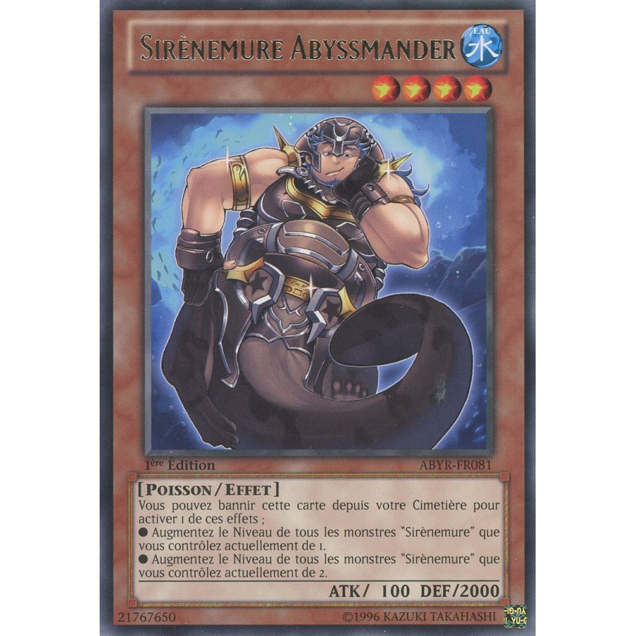 Yu-Gi-Oh TCG ABYR-FR081 R Sirènemure Abyssmander L'Ascension des Abysses