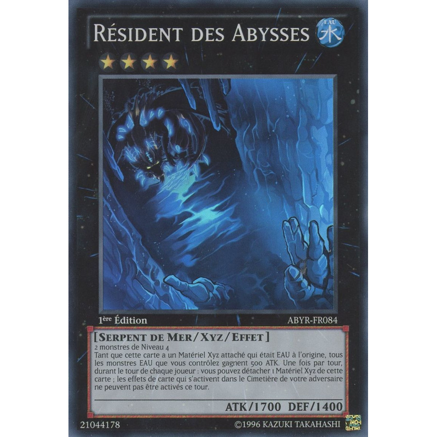 Yu-Gi-Oh TCG ABYR-FR084 SR Résident des Abysses L'Ascension des Abysses