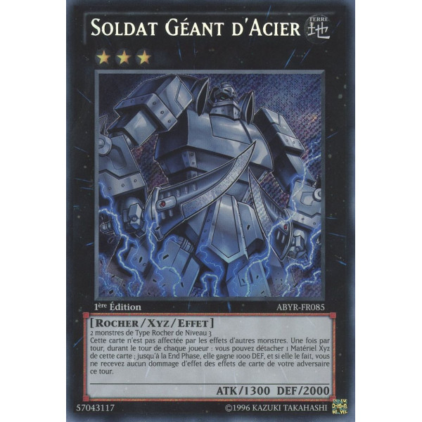 Yu-Gi-Oh TCG ABYR-FR085 SE Soldat Géant d'Acier L'Ascension des Abysses