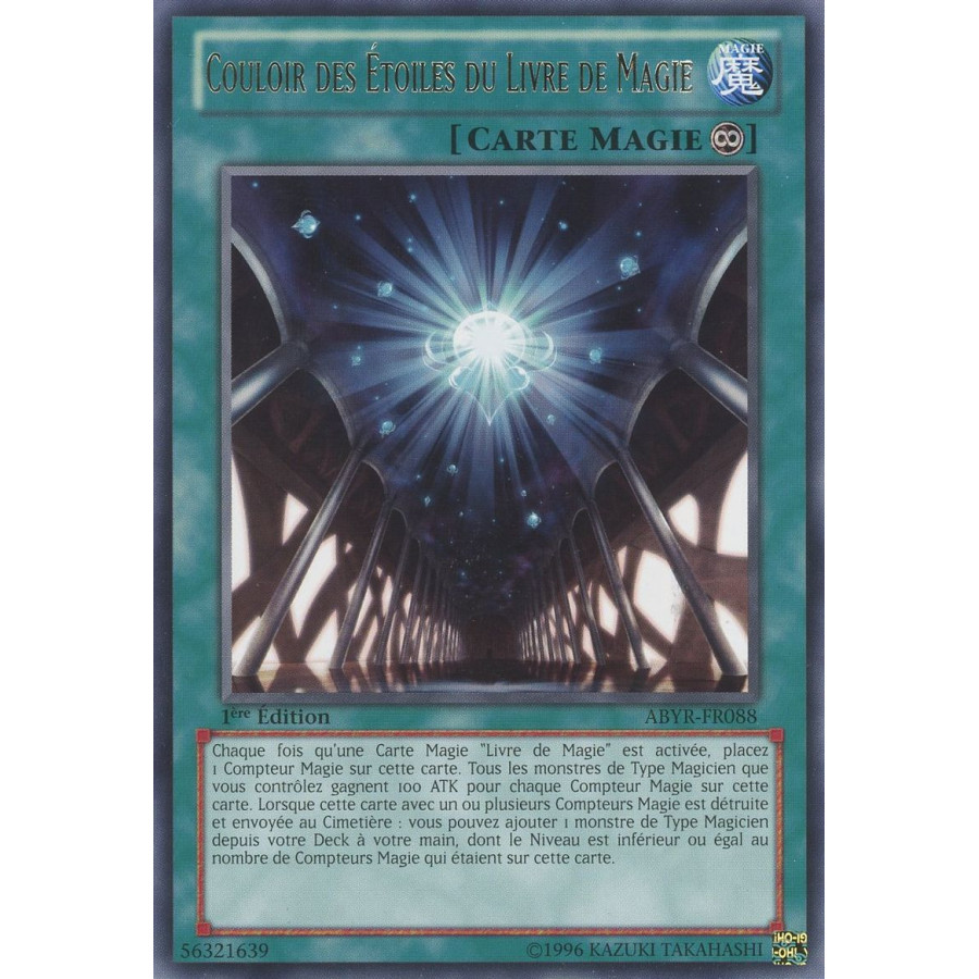 Yu-Gi-Oh TCG ABYR-FR088 R Couloir des Étoiles du Livre de Magie L'Ascension des Abysses