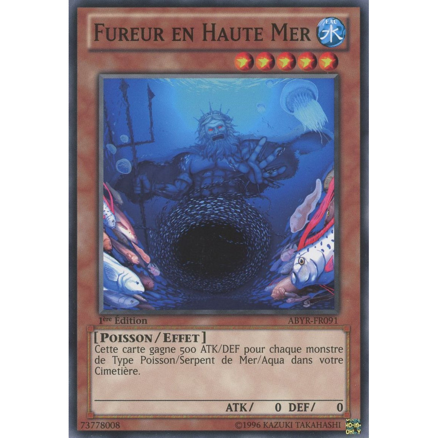 Yu-Gi-Oh TCG ABYR-FR091 C Fureur en Haute Mer L'Ascension des Abysses