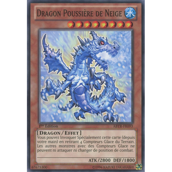 Yu-Gi-Oh TCG ABYR-FR093 C Dragon Poussière de Neige L'Ascension des Abysses