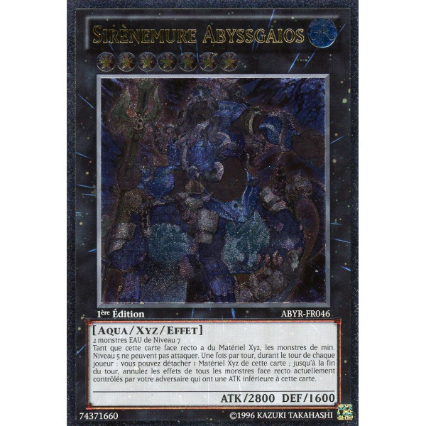 Yu-Gi-Oh TCG ABYR-FR046 UL Sirènemure Abyssgaios L'Ascension des Abysses
