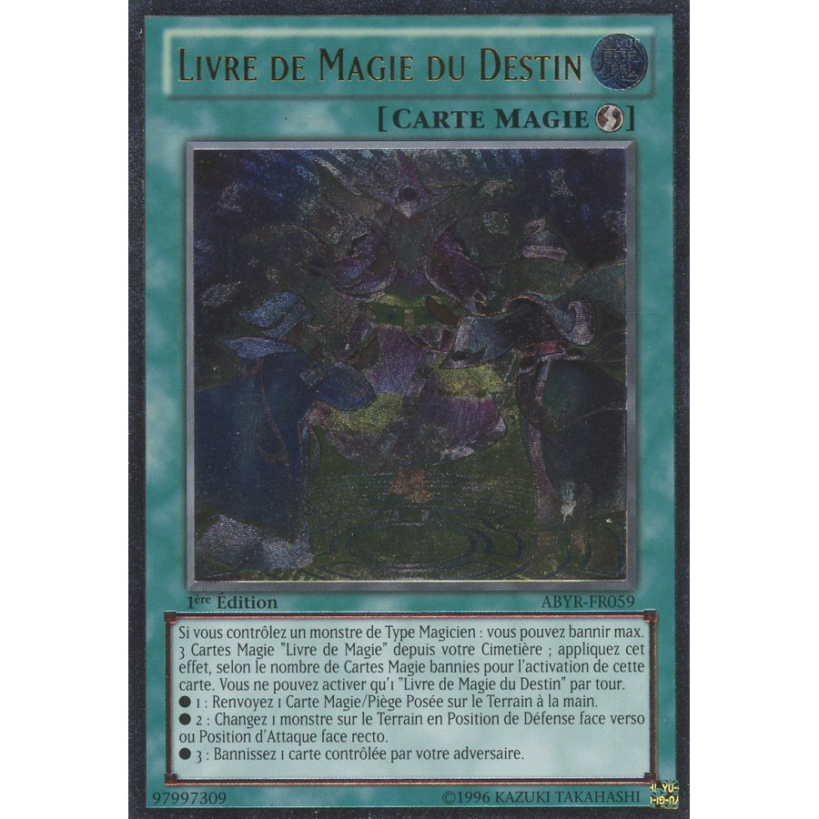 Yu-Gi-Oh TCG ABYR-FR059 UL Livre de Magie du Destin L'Ascension des Abysses