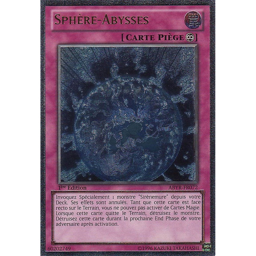 Yu-Gi-Oh TCG ABYR-FR072 UL Sphère-Abysses L'Ascension des Abysses