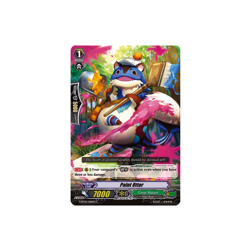 Vanguard_TCG_card_G-BT02_086EN_C_Paint_Otter_Soaring_Ascent_of_Gale_Blossom