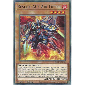 Yu-Gi-Oh TCG AMDE-EN002 R Rescue-ACE Air Lifter Amazing Defenders