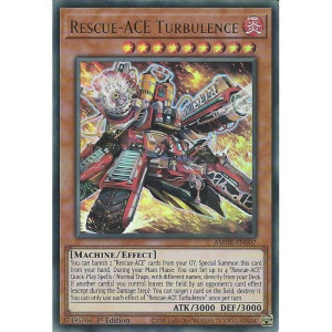 Yu-Gi-Oh TCG AMDE-EN007 UR Rescue-ACE Turbulence Amazing Defenders