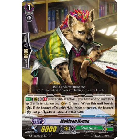 Vanguard_TCG_card_G-BT02_087EN_C_Mohican_Hyena_Soaring_Ascent_of_Gale_Blossom