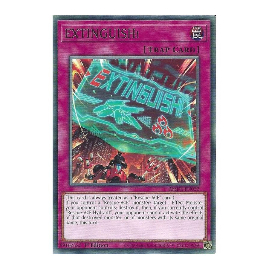 Yu-Gi-Oh TCG AMDE-EN012 R EXTINGUISH! Amazing Defenders