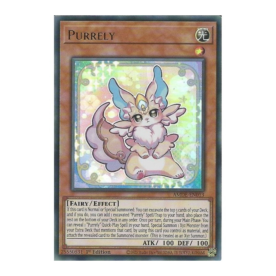 Yu-Gi-Oh TCG AMDE-EN013 UR Purrely Amazing Defenders