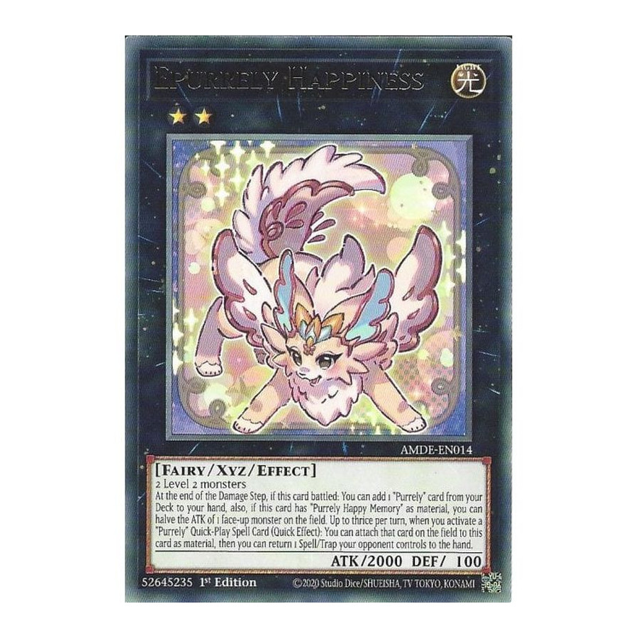 Yu-Gi-Oh TCG AMDE-EN014 R Epurrely Happiness Amazing Defenders