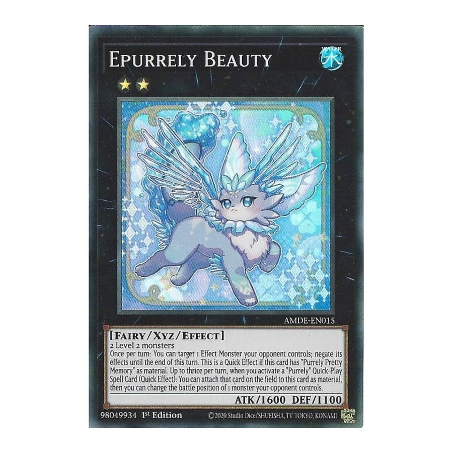 Yu-Gi-Oh TCG AMDE-EN015 SR Epurrely Beauty Amazing Defenders