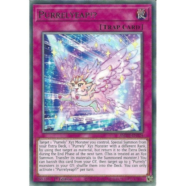 Yu-Gi-Oh TCG AMDE-EN024 R Purrelyeap!? Amazing Defenders