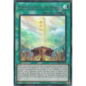Yu-Gi-Oh TCG AMDE-EN028 UR Heavenly Gate of the Mikanko Amazing Defenders