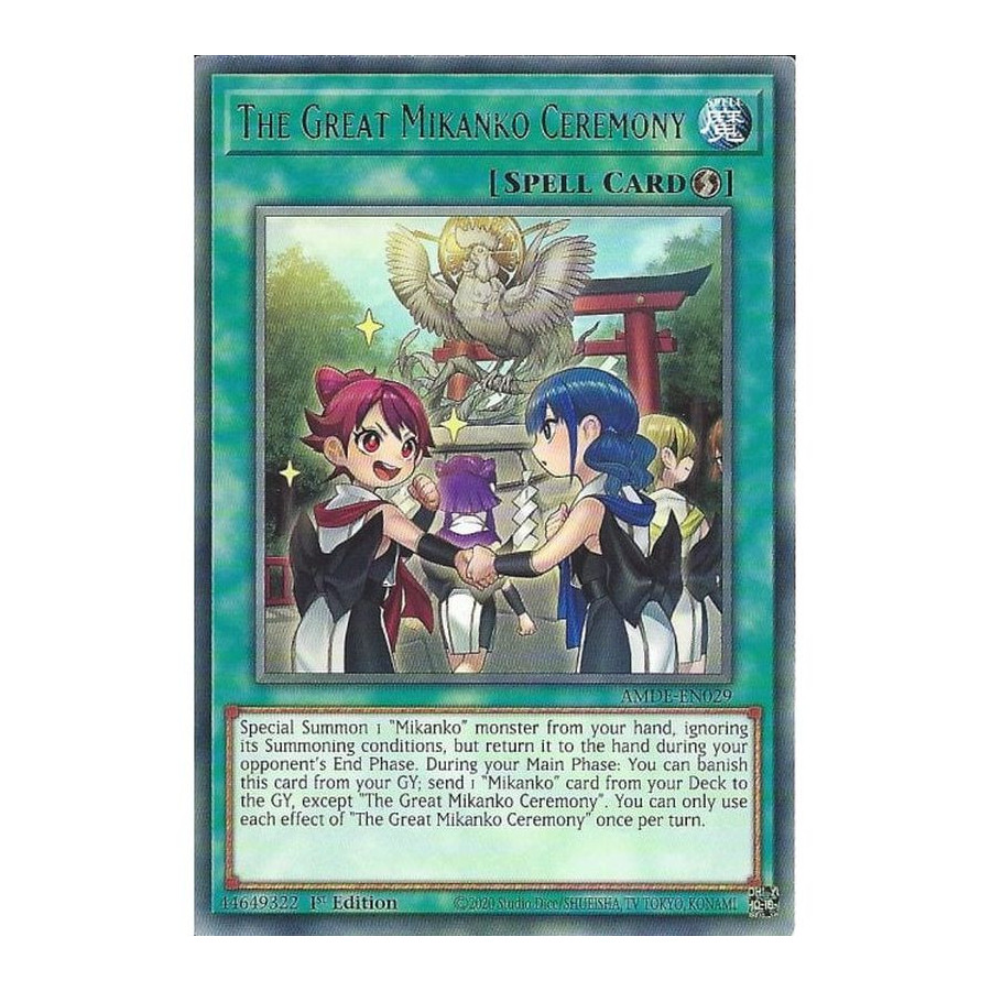 Yu-Gi-Oh TCG AMDE-EN029 R The Great Mikanko Ceremony Amazing Defenders