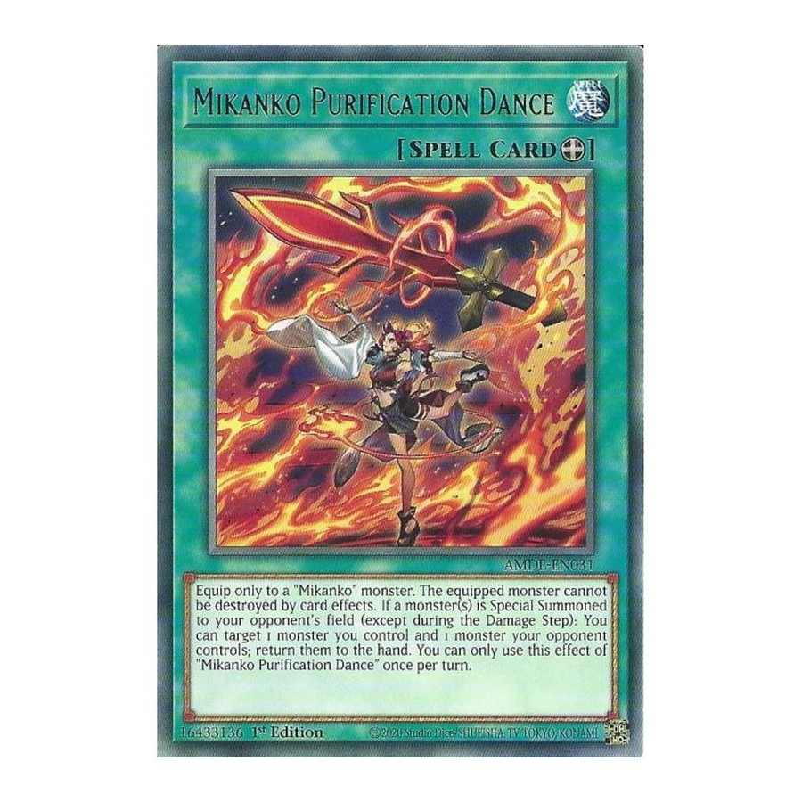 Yu-Gi-Oh TCG AMDE-EN031 R Mikanko Purification Dance Amazing Defenders