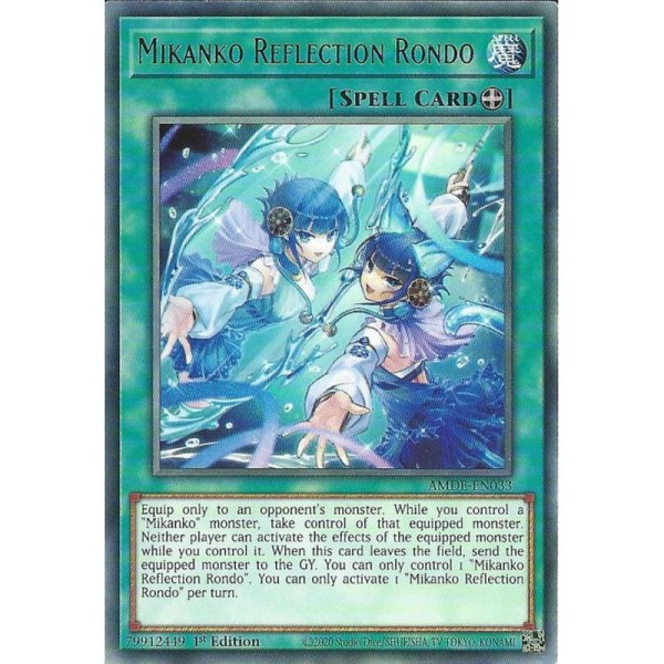 Yu-Gi-Oh TCG AMDE-EN033 R Mikanko Reflection Rondo Amazing Defenders