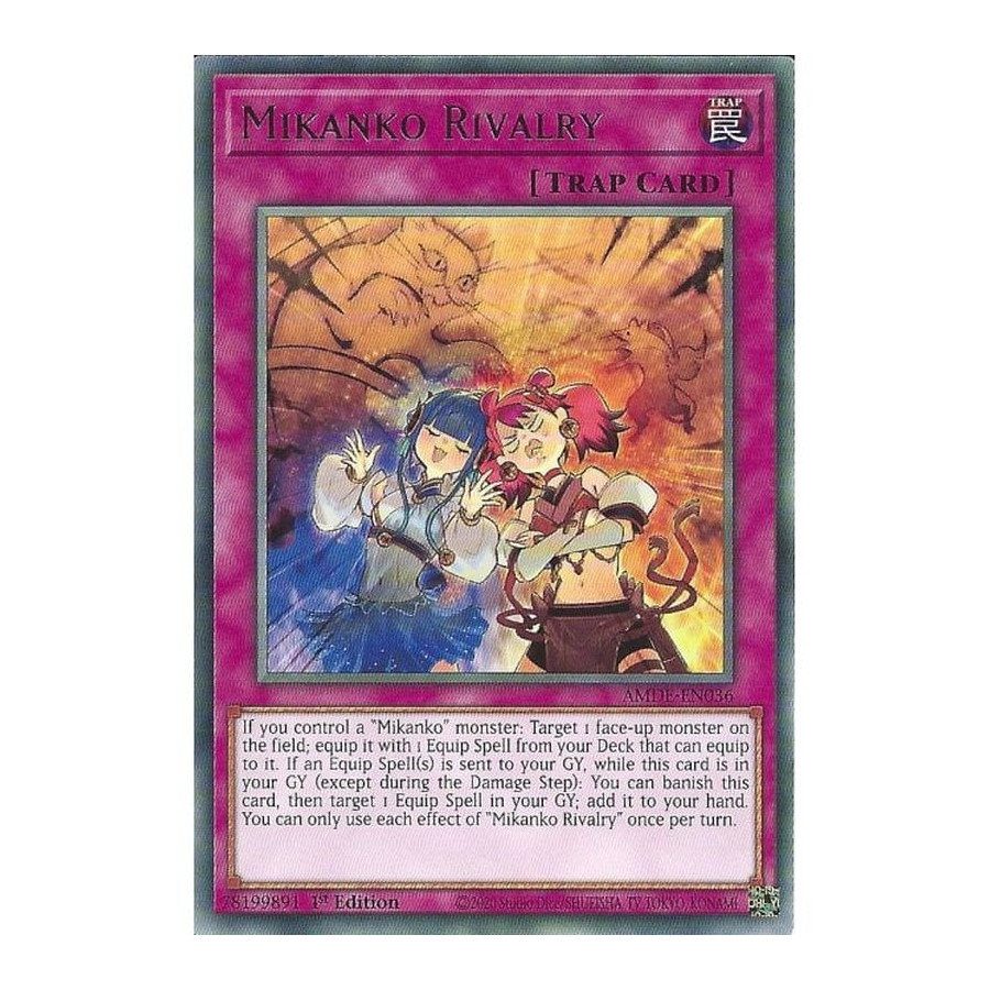 Yu-Gi-Oh TCG AMDE-EN036 R Mikanko Rivalry Amazing Defenders