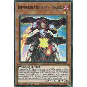 Yu-Gi-Oh TCG AMDE-EN038 SR Infernoble Knight - Renaud Amazing Defenders