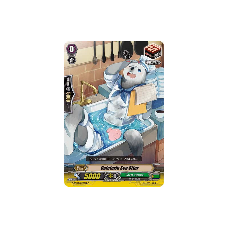 Vanguard_TCG_card_G-BT02_090EN_C_Cafeteria_Sea_Otter_Soaring_Ascent_of_Gale_Blossom