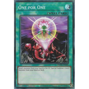 Yu-Gi-Oh TCG AMDE-EN040 SR One for One Amazing Defenders