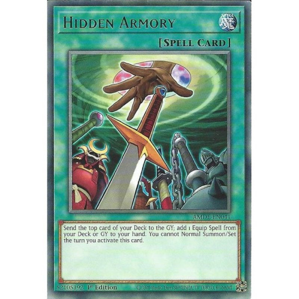 Yu-Gi-Oh TCG AMDE-EN041 R Hidden Armory Amazing Defenders