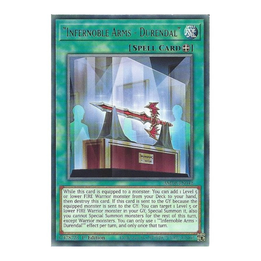 Yu-Gi-Oh TCG AMDE-EN042 R Infernoble Arms - Durendal Amazing Defenders
