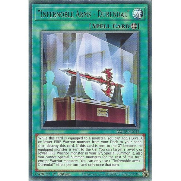 Yu-Gi-Oh TCG AMDE-EN042 R Infernoble Arms - Durendal Amazing Defenders