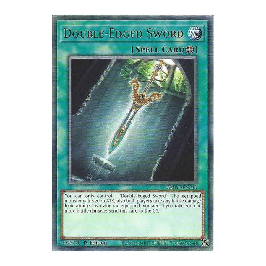 Yu-Gi-Oh TCG AMDE-EN043 R Double-Edged Sword Amazing Defenders