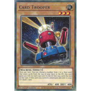 Yu-Gi-Oh TCG AMDE-EN046 R Card Trooper Amazing Defenders